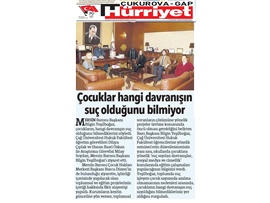 BASINDA BAROMUZ (Yeşilboğaz: "Çocuklar Hangi Davranışın Suç Olduğunu Bilmiyor")