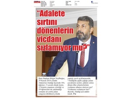 BASINDA BAROMUZ (Başkanımız Yeşilboğaz'dan Aladağ Yurt Yangını Mesajı)