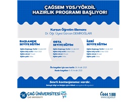 ÇAĞSEM YDS/YÖKDİL HAZIRLIK PROGRAMI BAŞLIYOR