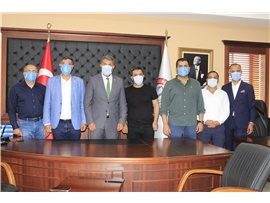TUNCELİ MİLLETVEKİLİ VE İLÇE BELEDİYE BAŞKANLARINDAN BAŞKANIMIZ YEŞİLBOĞAZ’A ZİYARET