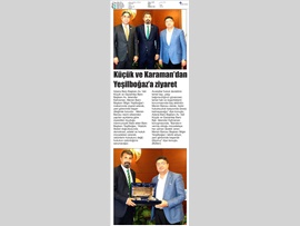 BASINDA BAROMUZ (Adana ve Gaziantep Baro Başkanlarından Baro Başkanımız Bilgin Yeşilboğaz'a Ziyaret)