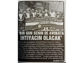 Mersin Barosu Boykotta