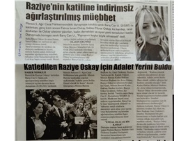 Katledilen Raziye Oskay'un duruşması yapıldı