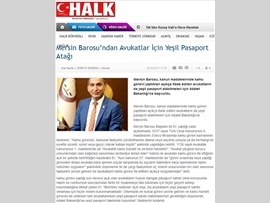 BASINDA BARO (Yeşil Pasaport Talebi) 21.09.2017