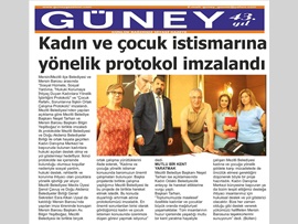 BASINDA BAROMUZ (Mersin Barosu ve Mezitli Belediyesi, Kadınlar ve Çocuklar İçin El Ele Verdi)