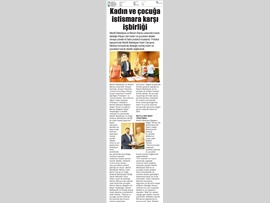 BASINDA BAROMUZ (Mersin Barosu ve Mezitli Belediyesi, Kadınlar ve Çocuklar İçin El Ele Verdi)