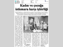BASINDA BAROMUZ (Mersin Barosu ve Mezitli Belediyesi, Kadınlar ve Çocuklar İçin El Ele Verdi)
