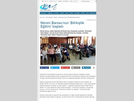 BASINDA BAROMUZ (Bilirkişilik Temel Eğitim Programı Başladı)