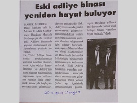 BASINDA BAROMUZ (Eski Adliye Binası Yeniden Hayat Bulacak)