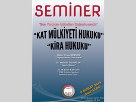 SEMİNER- KAT MÜLKİYETİ VE KİRA HUKUKU