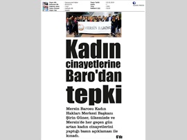 BASINDA BAROMUZ (Kadın Cinayetleri ile İlgili Basın Açıklaması)