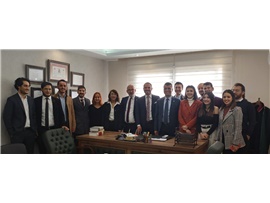MESLEKTAŞIMIZIN AVUKATLIK OFİSİ AÇILIŞINA KATILDIK