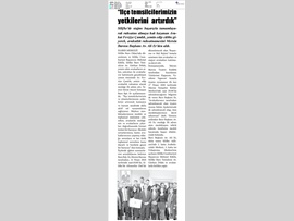 BASINDA BAROMUZ (Baro Başkanımız Av. Ali Er, "İlçe Temsilcilerimizin Yetkilerini Artırdık")