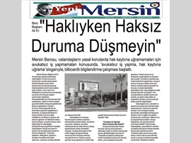 BASINDA BAROMUZ (Baromuz Bilboardlarda Farkındalık Çalışması Başlattı)