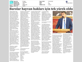BASINDA BAROMUZ (Barolar Hayvan Hakları İçin Tek Yürek Oldu)