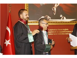 2 STAJYER AVUKATIMIZ YEMİN EDİP CÜBBE GİYDİ