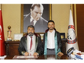 2 STAJYER AVUKATIMIZ YEMİN EDİP CÜBBE GİYDİ