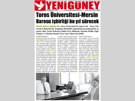 BASINDA BARO (Toros Üniversitesi-İşbirliği) 22.09.2017