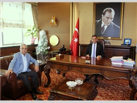 Mersin Şöförler Odası Başkanı Sayın; Veysel SARI'nın Ziyareti