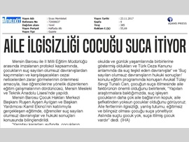 BASINDA BAROMUZ  (Mersin Mesleki ve Teknik Anadolu Lisesi'nde "Suç Sayılan Olumsuz Davranışlar ve Hukuki Sonuçları" Semineri)