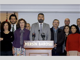 MERSİN BAROSU VE STK’LAR ÇEVRE SORUNLARINA KARŞI TEK SES OLDU