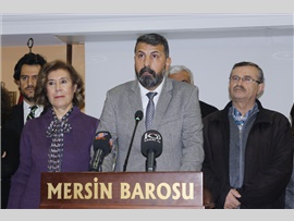 MERSİN BAROSU VE STK’LAR ÇEVRE SORUNLARINA KARŞI TEK SES OLDU