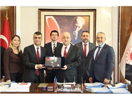 BARO YÖNETİMİNDEN, BAM BAŞKANI HAKAN KUZU’YA ZİYARET