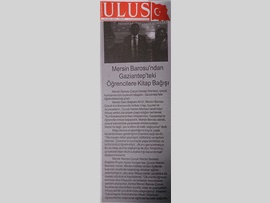 BASINDA BAROMUZ (Baromuzdan Gaziantep'te Öğrencilere Kitap Bağışı)