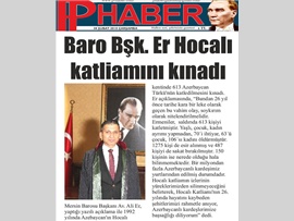 BASINDA BAROMUZ (Baro Bşk. Er, Hocalı Katliamını Kınadı)