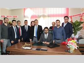 Baro Başkanımız Av.Suat ŞAHİN'in Ofis açılışına Katıldı.