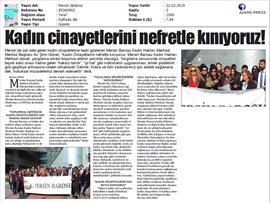 BASINDA BAROMUZ (Kadın Cinayetleri ile İlgili Basın Açıklaması)