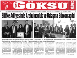 BASINDA BAROMUZ (Silifke Yemin Töreni ve Arabuluculuk-Uzlaştırma Merkezi Açılışı)