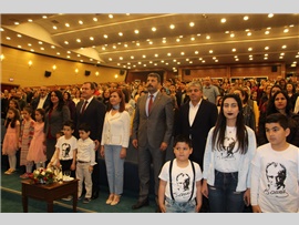 BARO BAŞKANIMIZ AV. BİLGİN YEŞİLBOĞAZ 23 NİSAN TÖRENİNE KATILDI