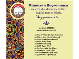 RAMAZAN BAYRAMIMIZ KUTLU OLSUN