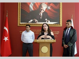 BAŞKAN VEKİLİMİZ AV. GAZİ ÖZDEMİR: “AVUKATLAR HAK VE ADALETİN GÜVENCESİDİR”
