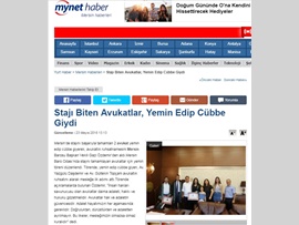 BASINDA BAROMUZ (Başkan Vekilimiz Av. Gazi Özdemir: "Avukatlar Hak ve Adaletin Güvencesidir"