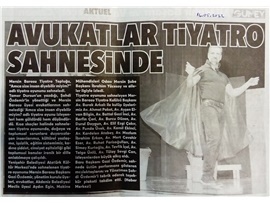"Amca Size İnsan Diyebilir miyim?" tiyatro oyunu sahnelendi