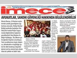 BASINDA BAROMUZ (Avukatlara Sandık Güvenliği Eğitimi)