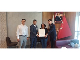 TARSUS BARO ODAMIZDA ARABULUCULUK SERTİFİKA TÖRENİ YAPILDI
