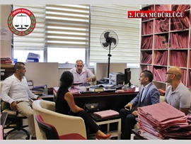 BARO BAŞKANIMIZ İCRA MÜDÜRLÜKLERİNİ TEK TEK ZİYARET EDEREK , İCRA DAİRELERİMİZİN ve AVUKATLARIMIZIN SORUNLARINI DİNLEDİ...