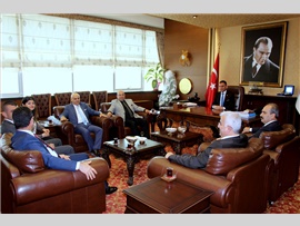 Mersin Başsavcı Vekilleri, Başkanımızı makamında ziyaret ettiler.