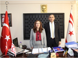 ZİYARET- Başkanımız KKTC Mersin Başkonsolosunu ziyaret etti.