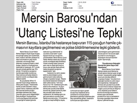 BASINDA BAROMUZ (Baromuzdan Hamile Çocuk Skandalına Tepki)