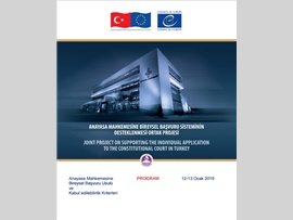 ANAYASA MAHKEMESİ’NE BİREYSEL BAŞVURU USULÜ VE KABUL EDİLEBİLİRLİK KRİTERLERİ EĞİTİMİ