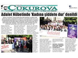BASINDA BAROMUZ (Avukatlar Adalet Nöbetini Kadına Şiddete Dur Demek İçin Tuttu)