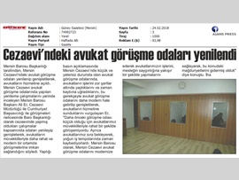 BASINDA BAROMUZ (Mersin Cezaevi'nde Avukat Görüşme Odaları Yenilendi)