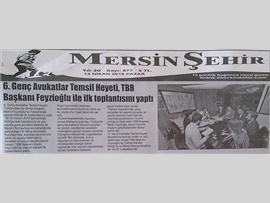 BASINDA BAROMUZ (6. Genç Avukatlar Temsil Heyeti Feyzioğlu ile İlk Toplantısını Yaptı)