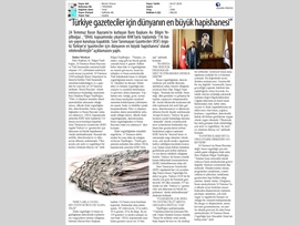 BASINDA BAROMUZ (Yeşilboğaz: "Türkiye, Gazeteciler İçin Dünyanın En Büyük Hapishanesi")