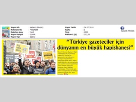 BASINDA BAROMUZ (Yeşilboğaz: "Türkiye, Gazeteciler İçin Dünyanın En Büyük Hapishanesi")