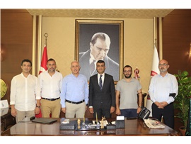 AKDENİZ BELEDİYE BAŞKANI GÜLTAK’TAN, BARO BAŞKANIMIZ ÖZDEMİR’E ZİYARET